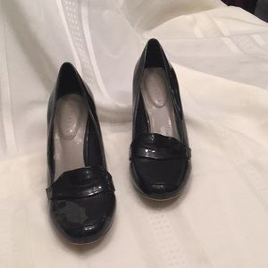 Nickles work pumps_High heeled loafers